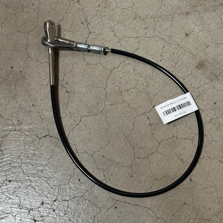 Hobie Getaway Bridle 5/32" Black Wire
Murrays Part# 002-0915-22
One black bridle for Hobie® Getaway is constructed to factory specifications. We recommend ordering two to ensure equal lengths.
Compare to Hobie Part# 37822011