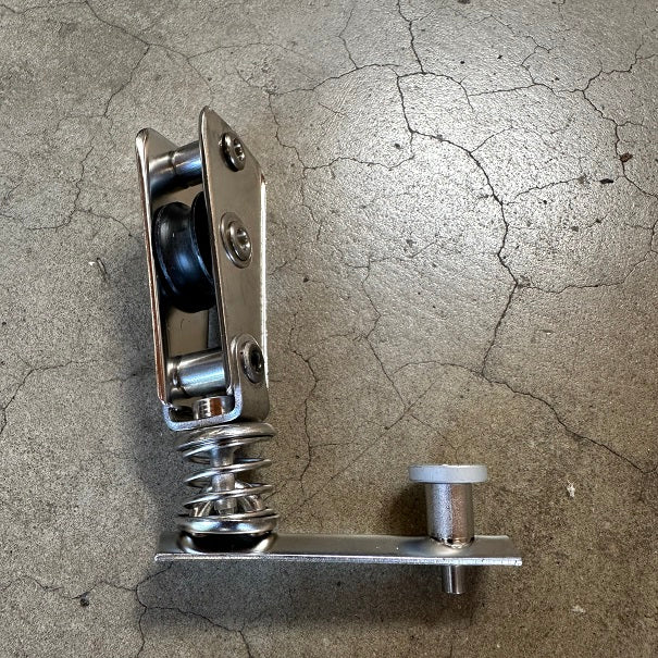 Murrays Original Hobie 14 & 16 Jib traveler car for pre 1994 boats with the external track on the front crossbar.  21230000