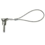 Quick-Release Pin Deluxe 3/16 X 3/4 with Lanyard
Murrays PN 18-3M075L
The Quick-Release Pin Deluxe 3/16 X 3/4 with Lanyard features a deluxe dished head and a lanyard to help prevent loss. No other locking pin is faster operating or safer. The pin with cup head includes a stainless lanyard that comes secured on one end with a nicropress oval; the other end is left open so that you can secure with included nicropress oval after attaching the lanyard to your chosen location.
This Quick Release Pin featur