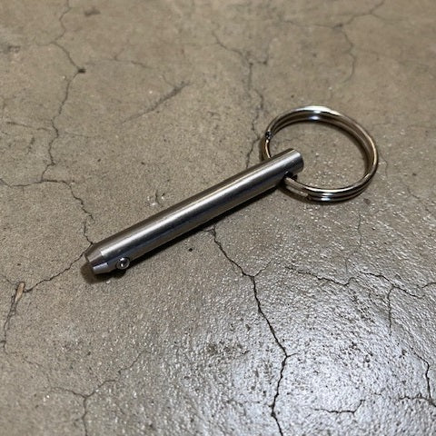 Quick-Release Pin Detent 1/4 X 1-1/2
Murrays Part# 18-4D150
The Quick-Release Pin Detent 1/4 X 1-1/2 is an economical, quick connection for Hobie 16 mast step pin. A spring-loaded ball exerts sufficient pressure to help avoid accidental release. Measurements are 1/4″ diameter x 1-1/2″ maximum grip length (distance from the shoulder to the locking ball bearings).