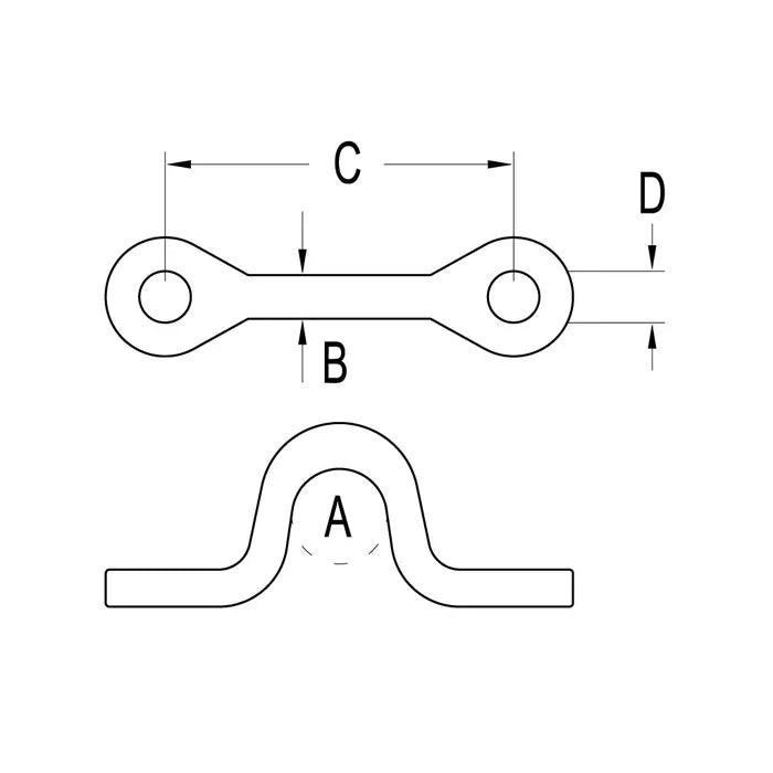 RONSTAN FAIRLEAD FORGED "LOOP" 1-7/16