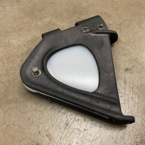 Rudder Cheek Casting
Murrays Part# 56-4501
This rudder casting from Nacra Australia is an improvement over original equipment. A nylon insert reduces contact of the rudder and casting, resulting in smooth rudder pivoting. The casting includes a built-in roller for the rudder pull-down line that reduces friction, plus replaceable nylon inserts for the rudder pins to reduce wear on the casting.
Fits all Nacras (4.5, 5.0, 5.2, 5.5SL, 5.7, 5.8NA, 6.0NA, 5.5UNI, 18SQ).
Nacra Sailing factory item# 30107
