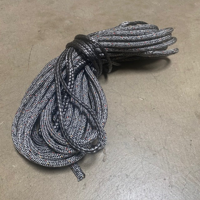 Nacra Tapered Mainsheet with Splittale 1:10
Murrays Part# 56-50017
The N15 Tapered Mainsheet w/ Splittale 10:1 has a D cup kmix basics, made by Alpha Ropes. The construction of the line is double braid, 12 strand coated, Dyneema® Sk78 core, 24 plait mix with a HT Polyester / Cordura cover.