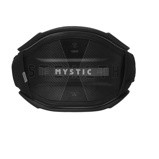 Mystic 2024 Stealth Harness Black - Kiteboard, kitesurf, windsurf, spreader bar not included.