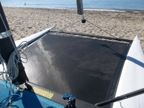 Hobie Getaway Forward Trampoline - 2002-2017 - black mesh Compare to Hobie part number 37980055