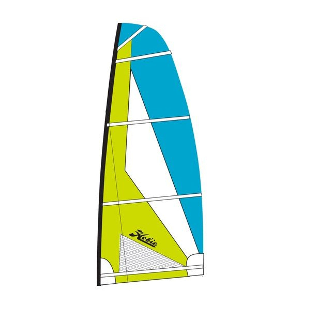 Hobie Wave Mainsail- Bora Bora
Murrays Part# 50-389910881
Description:
Mainsail for the Hobie Wave in the latest Bora Bora color way. This is the sail included with all new Hobie Wave sailboats since 2021 and made from a strong, long lasting and durable Dacron sailcloth material for long life and performance.