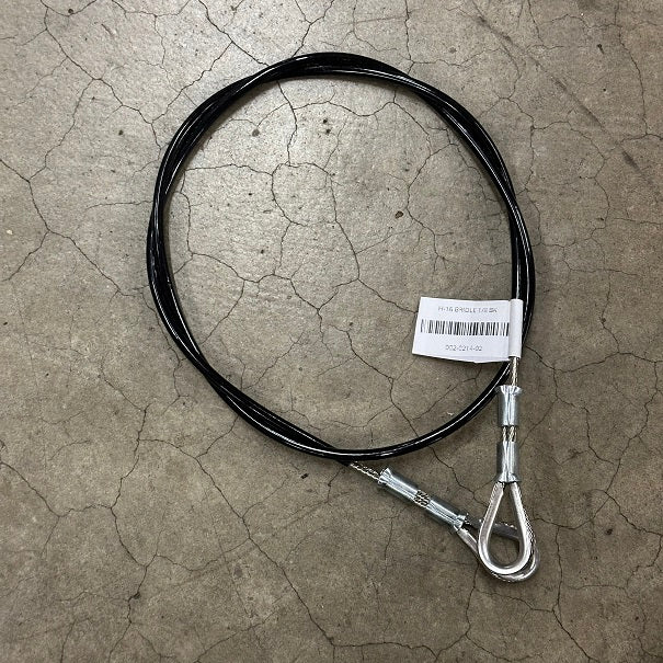 Hobie 6 BRIDLE WIRE
The H-16 Bridle Wire is one bridle for Hobie 16 constructed of 316 stainless steel wire to factory specifications. We recommend purchasing two bridles in order to ensure equal length and strength of your bridle wires. Wire lengths changed over the years, please select the appropriate bridle wires for your boat. We recommend Black coated for the longest lifespan.