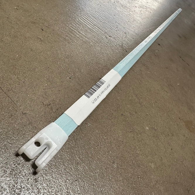 H-16 JIB BATTEN 44"
44" Murrays jib batten with a trentec batten cap.  
Batten #3 in a Hobie jib batten set - 20400001
It is also use for the batten #8 on a Hobie 16 main sail batten set - 21000001