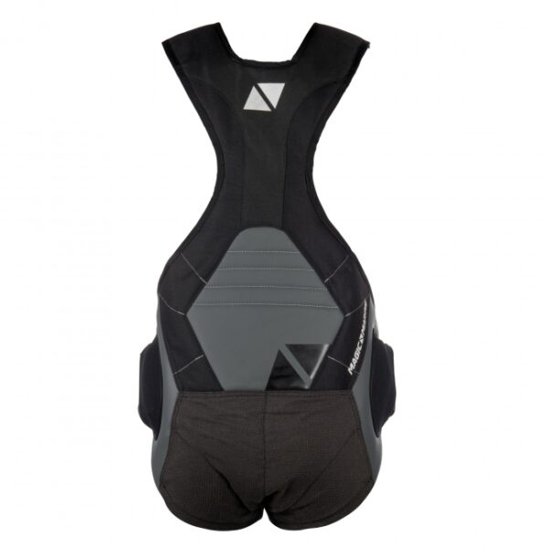 Magic Marine Pro Harness
The Magic Marine Pro Racing Harness is an ideal choice for the active sailor with great back support and a low bulk profile. A quick release hook with subtle features like a shoulder strap release, covered buckles, neoprene leg straps, and a 1000D Cordura seat make this harness comfortable and dependable for long days on the wire. This is currently one of the best choices for value and function.