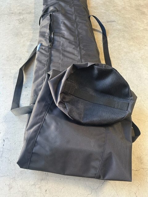 Murrays Deluxe Sail and Boom Bag - Will fit any Hobie sail, compatible with all Nacra and Prindle sails as well.  The Hobie 16 has the widest sail of any Hobie and at a width of 109″