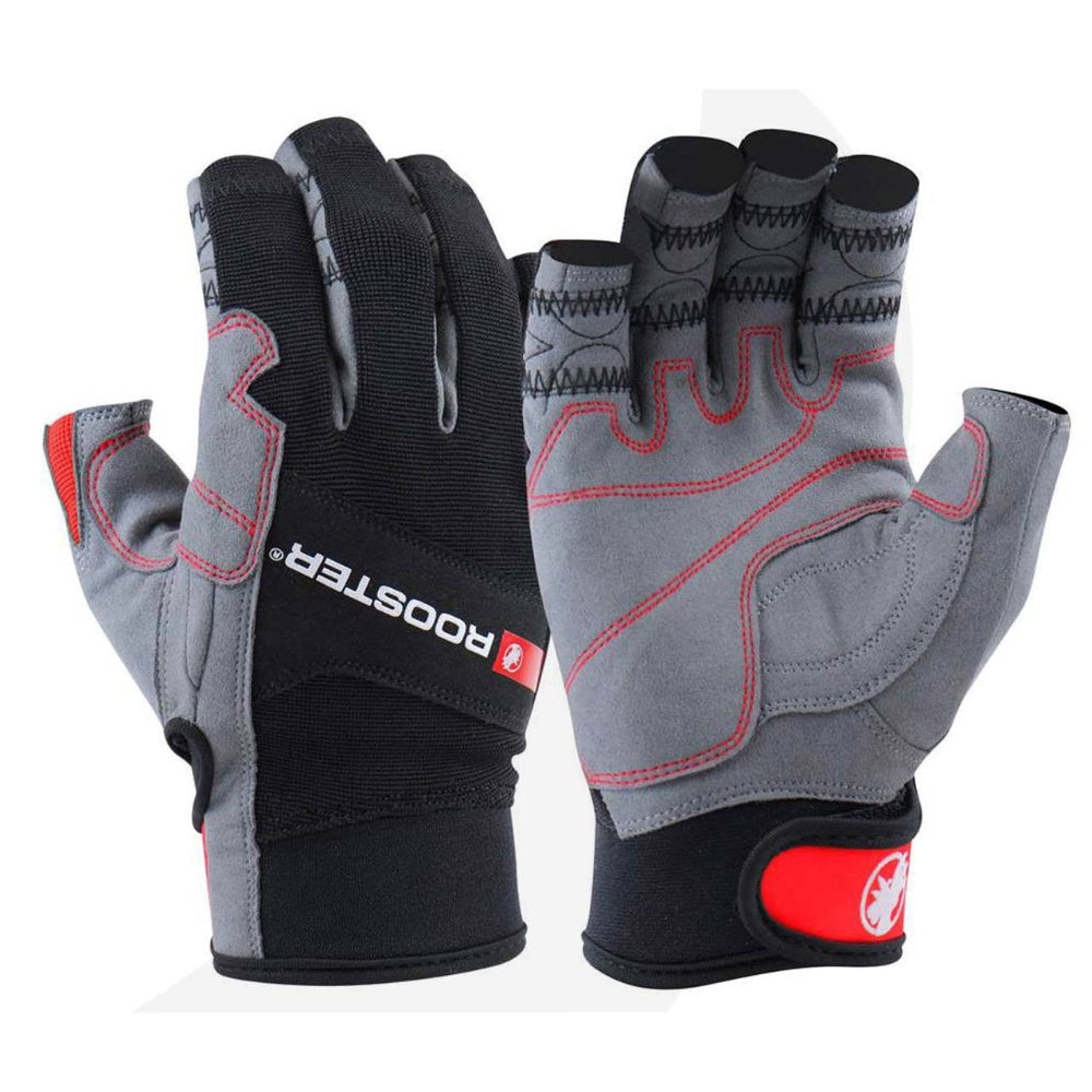 Rooster Dura Pro 5 Glove
If you are looking for a glove suited to mainsheet trimming; where releasing the sheet is just as important as pulling in, our Dura Pro may be the answer. With double layer top quality abrasion resistant Amara on all high load/stress areas, these gloves are extremely supple with excellent grip and are perfect for all helming duties.