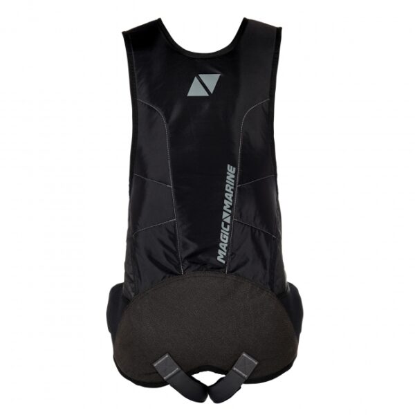 Magic Marine Smart Harness
The Magic Marine Smart Harness is a great minimal trapeze harness for everyone from beginners and casual sailors, to athletes who want a light harness that does not impede movement. The Smart harness is very comfortable and has an adjustable back support, pre-shaped shoulder straps, and leg straps that feature neoprene padding. Top it all off with a quick-release hook for added safety and peace of mind.