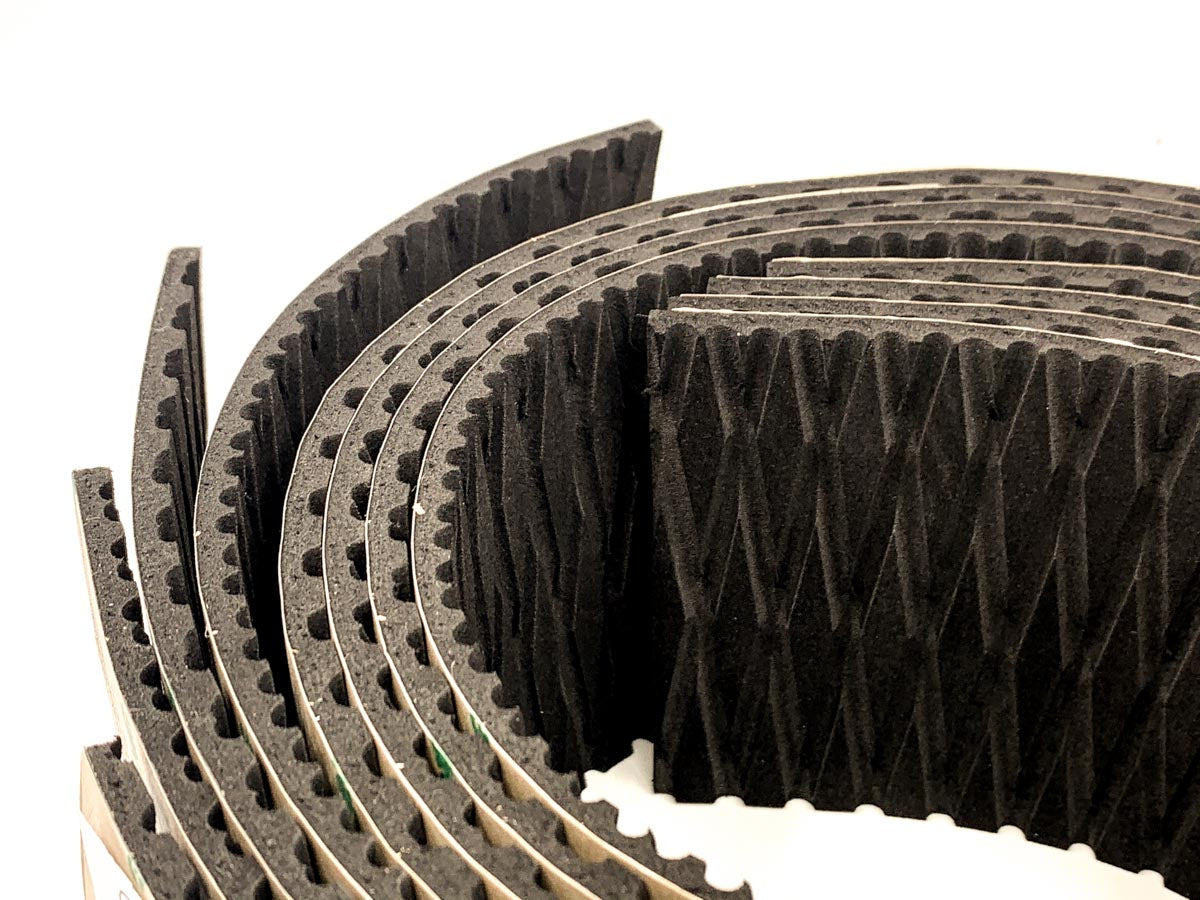 The Surefoot EVA Deck Grip Kit is back, now with 3m peel and stick backing on diamond-textured EVA foam. Ideal rail and or deck grip on all dinghies and catamarans. EVA traction pads offer grip, padding and a long life span. EVA is a lightweight foam doesn’t absorb water the way carpet does, so there is minimal weight when it gets wet!
Universal Catamaran Kit: Six 3" x 40" peel and stick foam grip strips - will work on virtually any Prindle, Nacra, or any other boat class for railing traction.