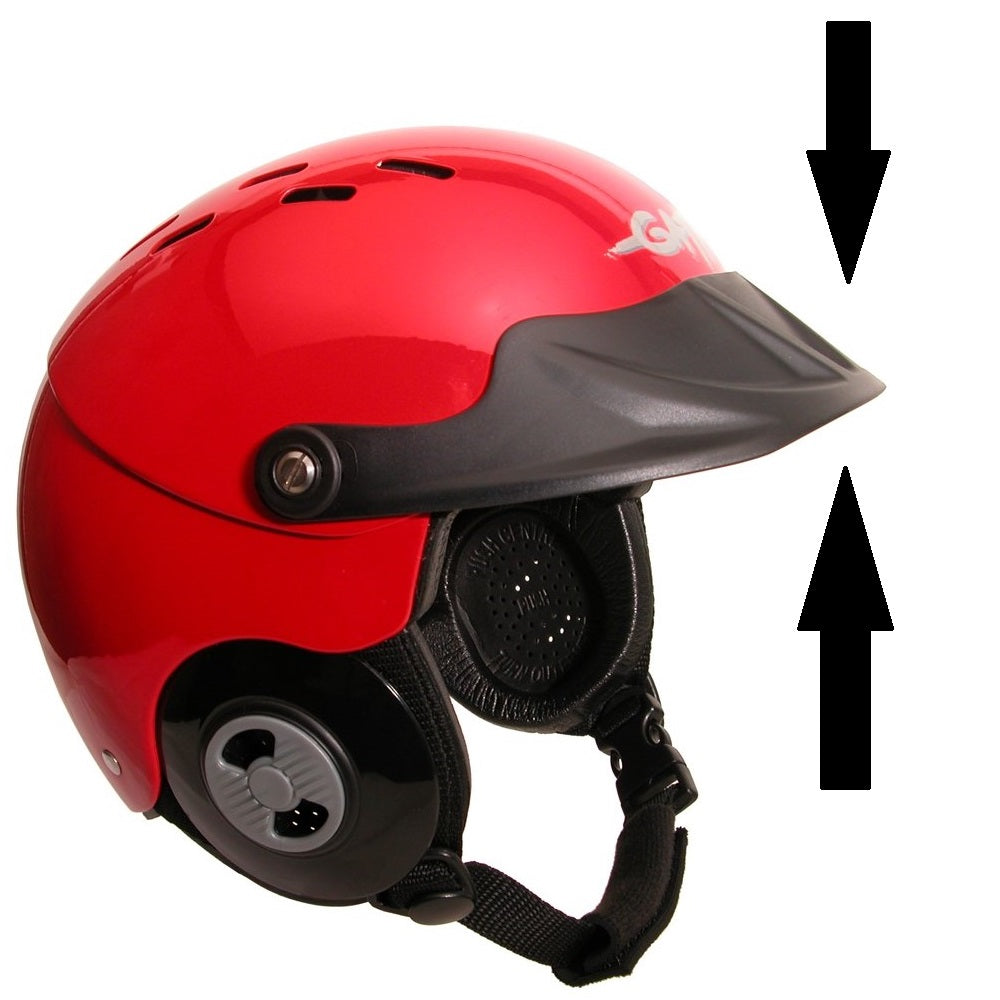 Gath Gedi for Peak Visor Ribbed
This visor is included with Gath Gedi helmets, but can also be purchased separately.
The Gath Ribbed Peak Visor is made from quality flexible plastic and is easily attached to a Gath Gedi helmet to provide protection against
from overhead sunlight. It is designed to flip up out of the way for total unrestricted vision and is especially appreciated when worn for
sports requiring total peripheral vision.