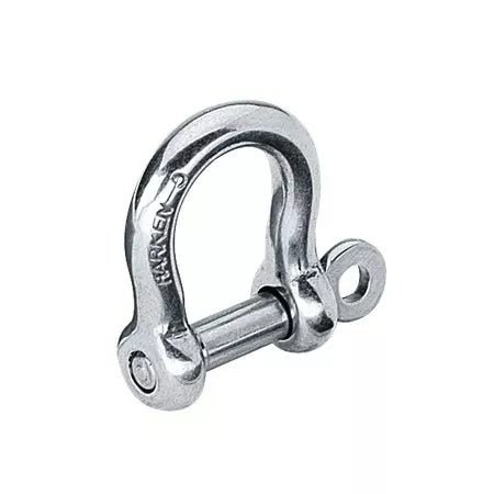 Harken 4mm Shallow Bow Shackle
Murrays Part# 28-2131
Forged stainless steel shackles are polished to a high luster and are stamped with the screw pin diameter. Bow shackles are best for multidirectional loads. Shallow bow shackles are proportionally wider for their length than regular bow shackles.