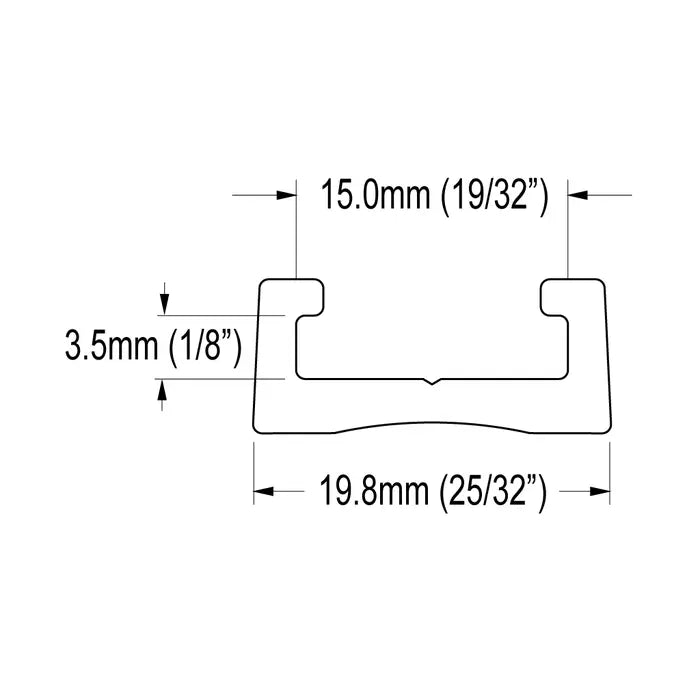 RONSTAN JIB TRACK END CAP