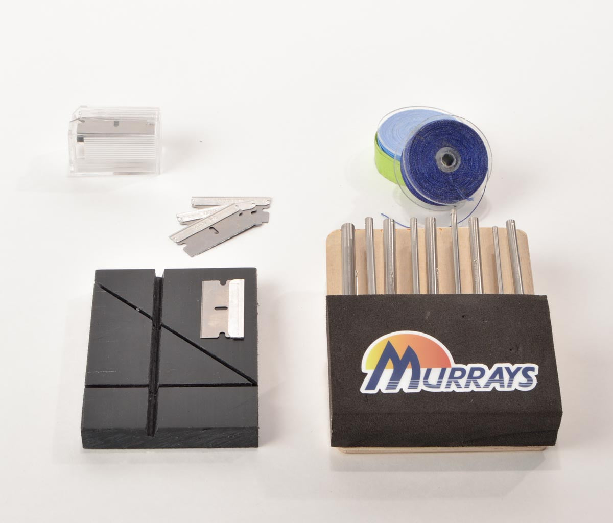Rope Splicing Fid Kit
Murrays Part# 001-1400
The Murrays Rope Splicing Fid Kit includes 9 fids from 1.7 to 5mm that can splice 1 - 6 mm diameter lines. It includes everything you need for small boat use. It can make tapered sheeting lines, split lines, halyards, looped ends, soft shackles, you name it. The kit includes everything you need to cut, splice and finish the job all contained in a water tight box for easy storage.