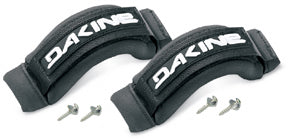 he comfortable, 6" adjustable foot straps feature 7mm neoprene padding to comfortably accommodate bare feet or sailing shoes. Their pre-formed arch eliminates collapsing and the exterior hook and loop closure system allows for quick and easy adjustment. Drilling instructions and self-tapping screws are included.