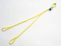 Jib Clew Pigtail Kit
Murrays Part# 001-4015
Easy-connect Dyneema® jib clew pigtail. Speed up tacks and improve sail shape by moving jib clew blocks away from the jib clew.
Color may vary from picture.
Features:
jib Clew Pigtails move jib clew blocks about 14" from jib clew— saves 4 feet of sheeting/unsheeting per tack!
"Locked" eye splices— jib blocks cannot slip or un-tie.
Save weight (only 2.4oz) and move weight away from jib clew— better sail shape in light wind.
Lightweight, easy-connect—
