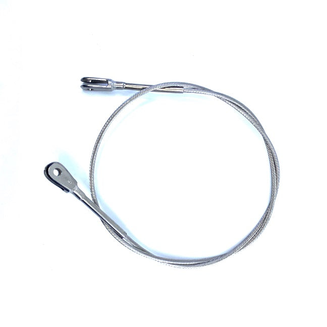 Nacra Inf-F18 Bridle Bare 5/32
Murrays Part# 002-5815-22
This bridle will fit F18 Infusion Mki MKii and MKiii boats. Due to the variations in production. Please check and confirm your boat's dimensions before ordering. The MKi boat had 5 different factory rigging lengths.