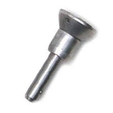 Quick Release Pin Deluxe 3/16 X 1"
Murrays Part# 18-3M100
This convenient pin features a deluxe dished head with a hole for lanyard attachment. No other locking pin is faster operating or safer.
The pin is also available with a 1/16" x 7" stainless lanyard with nicropress ovals (see related items). Measurements for this quick pin with cup head are 3/16" diameter x 1" maximum grip length (distance from the shoulder to the locking ball bearings).