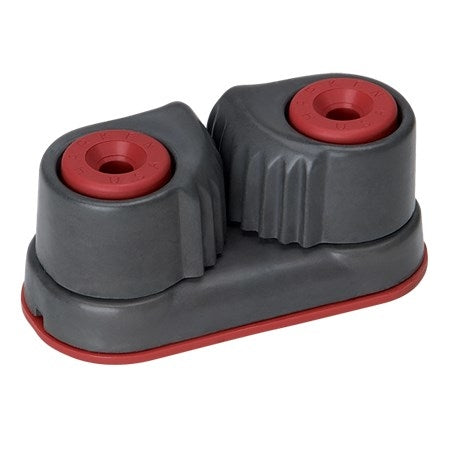 Harken Standard Cam-Matic Cleat -150
Murrays Part# 28-0150
For high load/high-wear applications. Cam-Matic® ball bearing cam cleats engage and release easily, hold securely, and work with a wide range of line types and sizes. Cam teeth are smooth to protect line and because tooth grip is not required to close the pawls. Three rows of UV-stabilized, Delrin® ball bearings provide minimal friction for easy line engagement and release, even under high loads.
