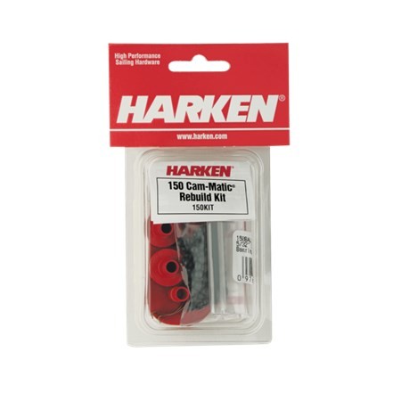 Harken 150 Cam-Matic Cleat Rebuild Kit - 1993 and Newer
Murrays Part# 28-0150KIT
This rebuild kit is the answer when plastic parts on Harken's 150 Cam-Matic® Cleat have worn out or suffered UV damage, and/or when the springs need to be replaced.