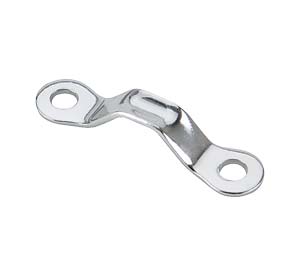 Harken 38mm Low-profile Standard Eyestrap
Murrays Part# 28-0201
The eyestrap low-profile SS (ST-2013)- Eyestraps are useful accessories. They form light-duty mounting bases for blocks, serve as lash-down points, and can be used for fairleads.