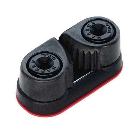 Harken Standard Carbo-Cam Cleat
Murrays Part# 28-0365
Harken Cam-Matic® ball bearing cam cleats engage and release easily, hold securely, and work with a wide range of line types and sizes. Cam teeth are smooth to protect line and because tooth grip is not required to close the pawls. Multiple rows of UV-stabilized, Delrin® ball bearings provide minimal friction for easy line engagement and release, even under high loads.