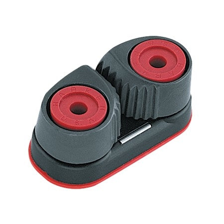 Harken Micro Cam-Matic Cleat
Murrays Part# 28-0468
Harken's Cam-Matic cleat has multiple rows of high-load ball bearings to reduce friction so that cams open easily for snap-down, rather than draw-through cleating. The cam horns and smooth V-shape guide line for easy entry. This allows precise sail control without having to readjust the cleated line.
