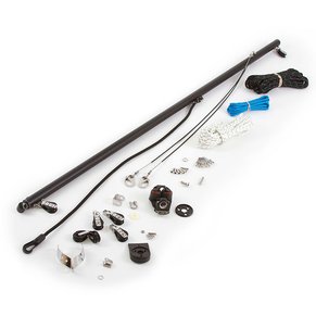 Wave Spinnaker Pole and Assembly
Murrays Part# 50-38999000
Hobie® designed this system for quick setup, ease of use, and maximum performance with better sail control with fewer lines. The factory spinnaker pole and hardware rig kit for Hobie® Wave contains all the equipment and lines to control hoisting, setting the tack, and sheeting the spinnaker, including pole, snuffer and hardware. Simply pull on the halyard to hoist the sail and the tack is hauled out to the end of the pole.