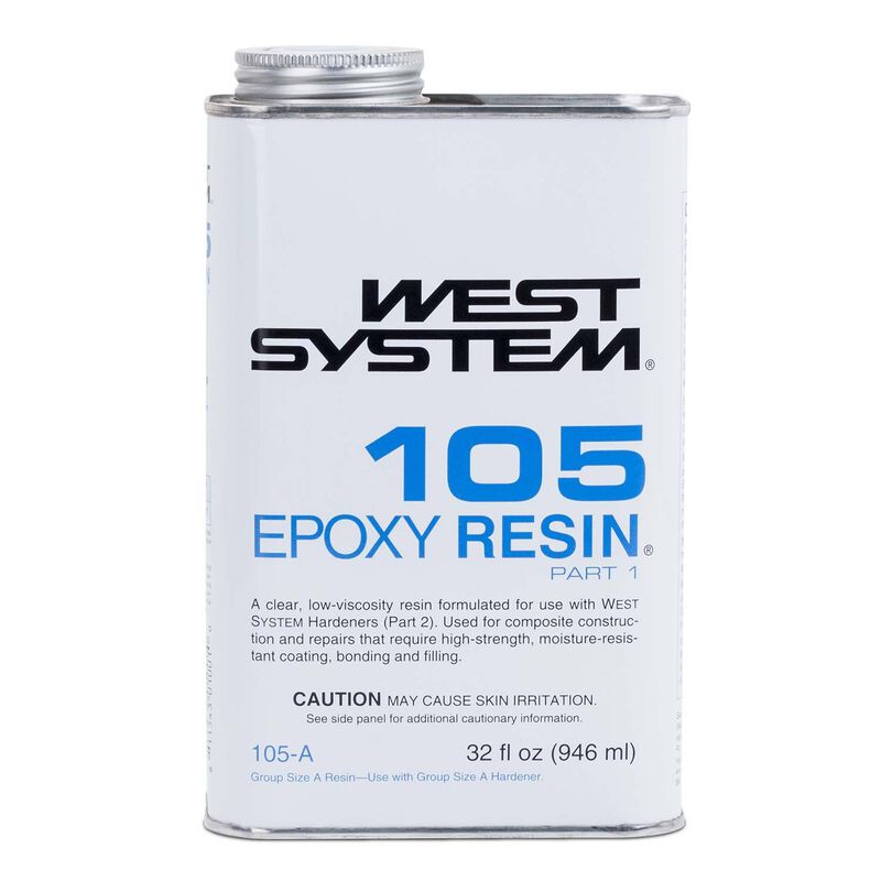 West System Epoxy Resin 1 Quart
Murrays Part# 40-4103-1
West System 105 Epoxy Resin is the key component in a wide variety of boatbuilding, restoration, and repair projects. It is the base material of the West System family of products on which all of the West System compounds are built.