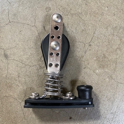 Hobie 16 jib traveler car 21380000, jib sheet block, slider, control...