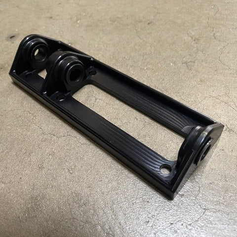 The Murrays Hobie 16 one piece rudder gudgeon is not cast but machined and then anodized for superior strength and longevity. 3 rudder pin bushings are pre installed.
Compare to Hobie 50102011