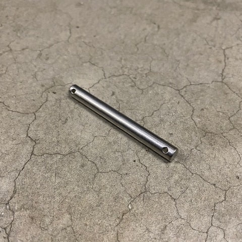 MAST HINGE PIN NACRA/H17/20
Murrays Part# 56-F158
The mast base engages the mast ball and is secured by this headless clevis pin to allow the mast to be safely raised or lowered.
Specs: 1/4" diameter x 2-3/8" overall length with a grip length of 1-15/16"
Compatibility: Nacra Inter, F18, N15, F17, 4.5/450, 5.0, 5.2, 5.5SL, 5.7, 5.8NA, 6.0NA, 5.5UNI and 18SQ, as well as Hobie 17, Tiger and 20. Split rings are sold separately.
Compare to Hobie Cat part number 50406301.