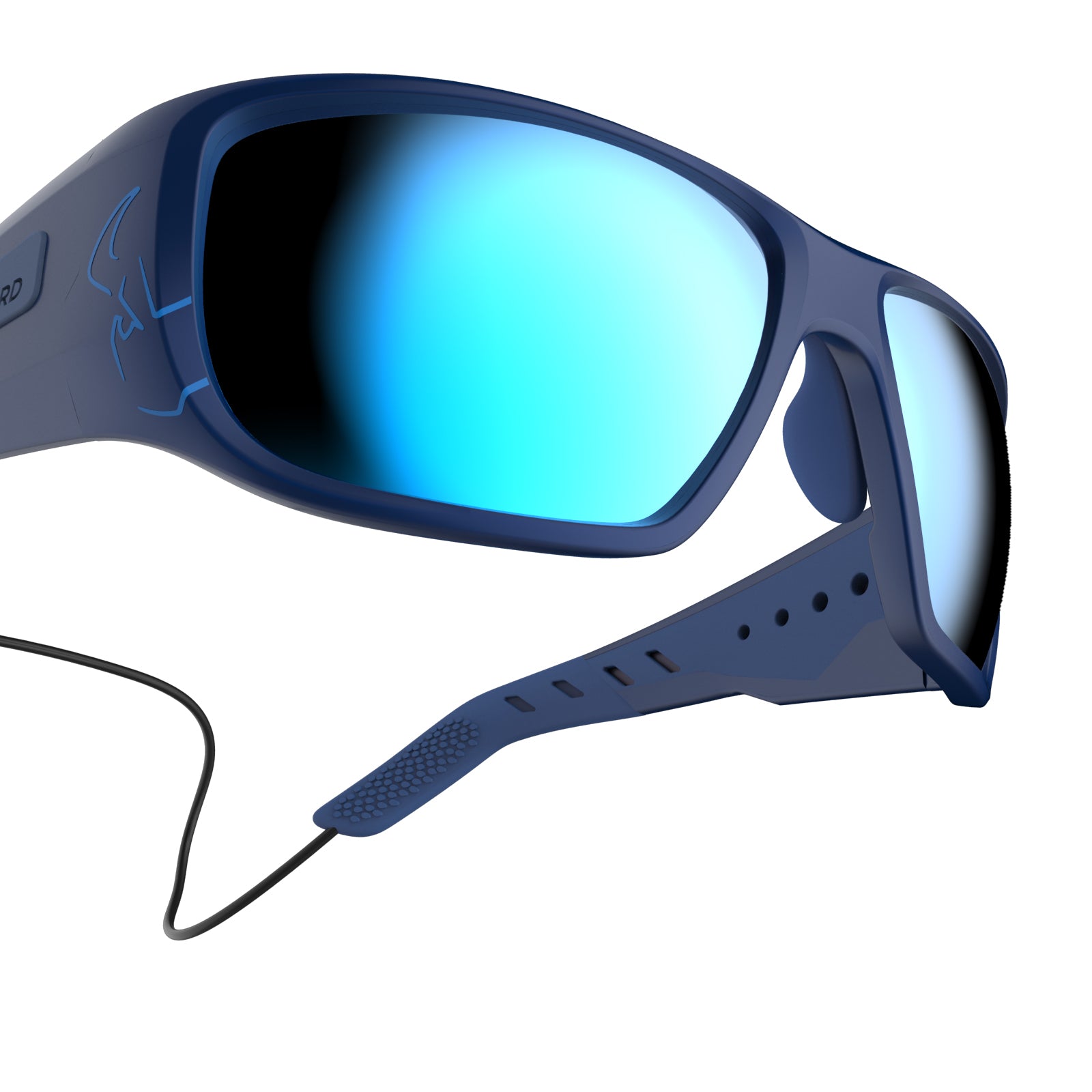 Forward XL Gust Evo Sunglasses - Blue frame, Blue mirror lens