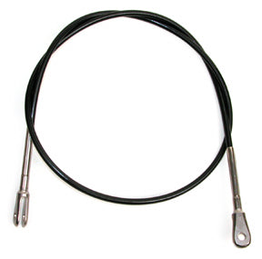 H18SX Bridle 5/32" Black Wire
Murrays Part# 002-0615-22
Single black bridle for Hobie® 18SX is constructed of 5/32" wire to factory specifications.
Compare to Hobie Cat® Part# 60822001 Black or 60820001 White