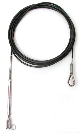 Prindle 18 Forestay 5/32" Black with Turnbuckle
Murrays Part# 002-2345-42
Forestay with turnbuckle for Prindle 18 is constructed to factory specifications.