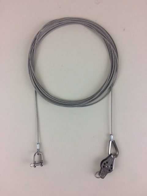 H20 Jib Halyard with Shackle
Murrays Part# 002-0783-50
Jib halyard with shackle for Hobie® 20 is constructed to factory specifications.
Compare to Hobie Cat® Part# 41661001