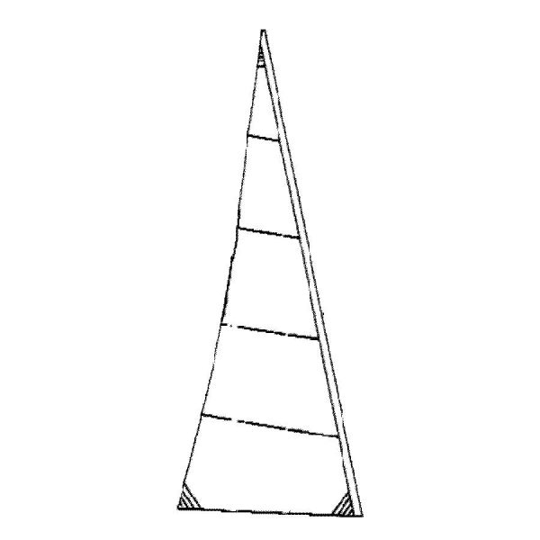 Wave Jib Sail (White)
Murrays Part# 30-6004
The Hobie Wave Jib Sail - 5oz is an aftermarket 5-oz. Dacron jib sail for Hobie Wave is patterned after the factory sail. The base price is for white, but the jib is also available in a variety of colors for an additional charge. This sail is not Class legal for racing. The Hobie Wave Jib is an aftermarket add on and will require some extra rigging to install. They do not have battens and can be set up with a roller furling system.