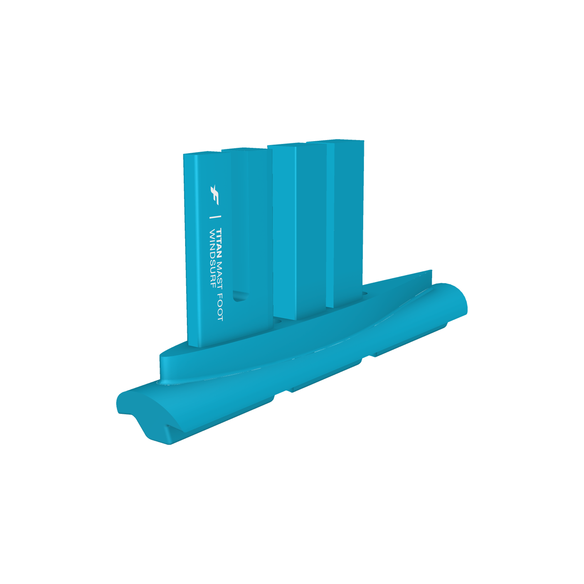 F-ONE TITAN MAST FOOT
Murrays Part# 54-5110
The TITAN mast foot is the connecting part that makes the F-ONE aluminum masts compatible with all TITAN fuselages and wings. It is made of superior-grade aluminum 6061, CNC machined with high precision and fully anodized. To install the TITAN mast foot, it should be inserted into the bottom end of the aluminum mast and fastened with two M6x25mm tapered head screws.