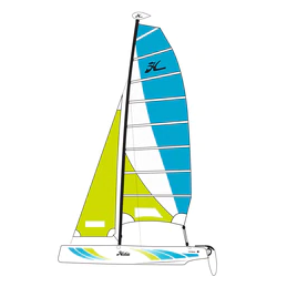 Hobie Getaway Jib-Bora Bora
Murrays Part# 50-379920781
Description:
Bora Bora / Chartreuse colorway Jib for the Hobie Getaway made from 6 oz Dacron. Compatible with any Hobie Getaway sailboat.
6 oz heavy duty Dacron sail cloth for long term durability.
Standard on all new Hobie Getaway sailboats starting in 2021.
Hobie Part# 379920781
