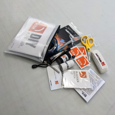 Kiteboarding helmet, repair, impact vests, boards