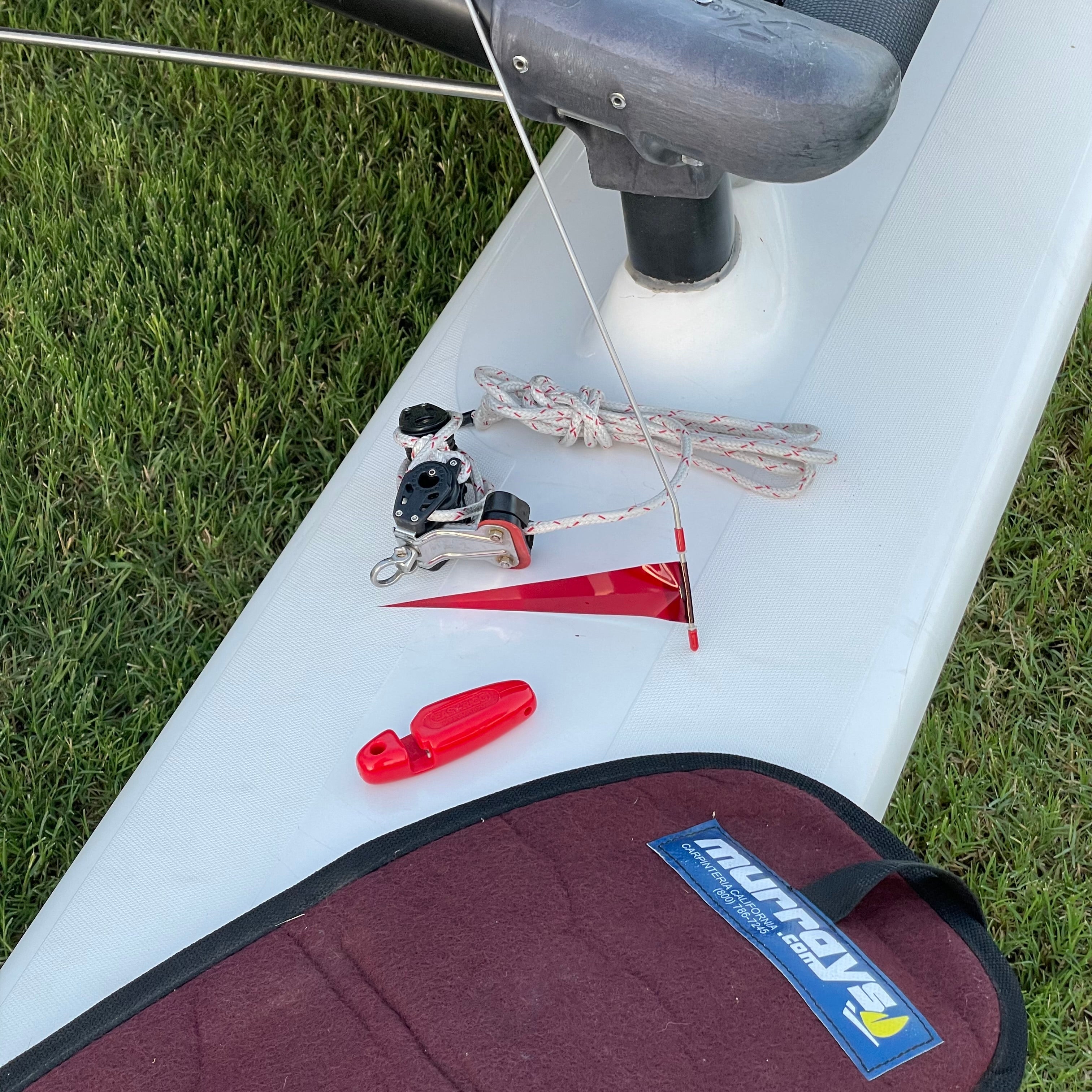 Hobie 16 rudder cover, wind vanes, downhauls, righting systems, tools, rudder parts