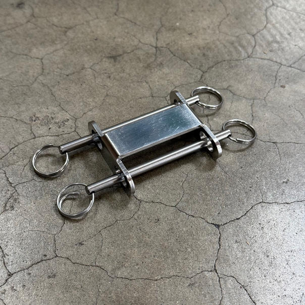 6815 Prindle mast hinge with pins.  Used to raise the mast on the Prindle 15, 16, 18 18.2 and 19.