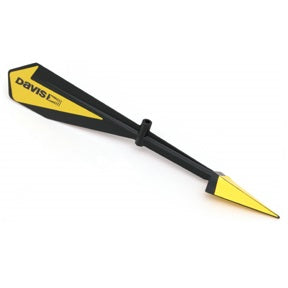 Hobie 378 Replacement vane for Telo-Cat™ and Black Max is constructed of tough, high-impact plastic vane with visible trim markings.