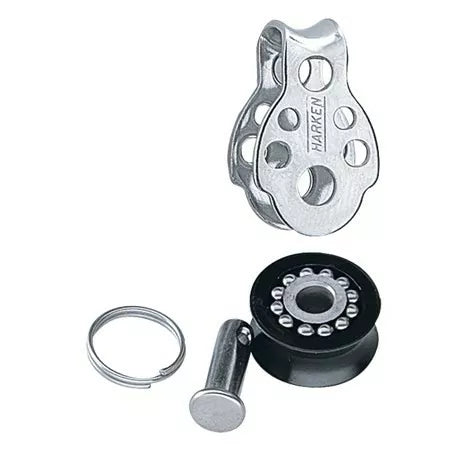 16mm Block -Removable Sheave
Murrays Part# 28-0294sp
SPECIFICATIONS
Sheave Ø (mm)
16 mm
Sheave Ø (in)
5/8 in
Length (mm)
29 mm
Length (in)
1 1/8 in
Weight (g)
5 g
Weight (oz)
0.2 oz
Maximum line Ø (mm)
5 mm
Maximum line Ø (in)
7/32 in
Maximum working load (kg)
113 kg
Maximum working load (lb.)
250 lb.
Breaking load (kg)
544 kg
Breaking load (lb.)
1200 lb.
Part No. HSB294