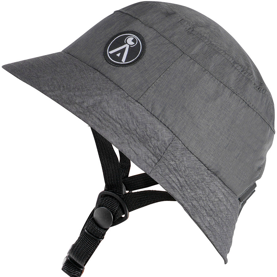 Impact Bucket Hat - Bump Cap

The Surf - Foil Impact Bucket Hat is a bucket hat with a lightweight plastic and foam liner that makes it able to take light to medium impacts. Watersports specific design is great for Surfing, Kitesurfing, Foiling, Sailing, SUP, Kayak, and Windsurfing.

- 360 degree brim with a stiff section in the front to protect your face and eyes from the sun.

- Removable neck flap for additional sun protection

- Chin strap for secure fit

- Padded liner for impact resistance
