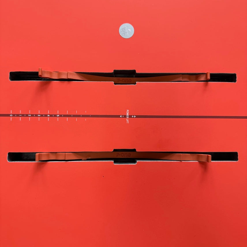 The t-nut sync bracket keeps your t-nuts in place when you are setting up so it is faster and easier to align your insets and attach your foil.

The spacing of the t-nuts is 160mm, making it compatible with all generations of F-One foils and most foils out there.