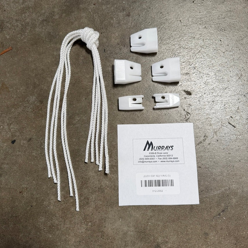 WAVE BATTEN CAPS

Tren Tech main sail batten cap kit for the Hobie Wave.&nbsp;

Includes 3 large batten caps, 2 small batten caps and batten tie line.